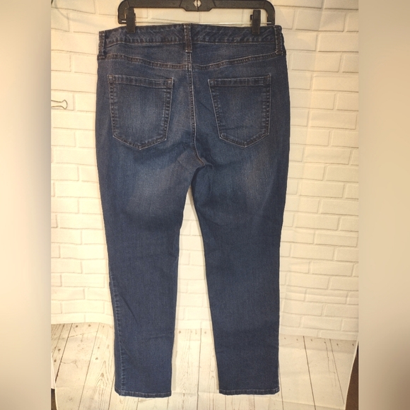 Charter Club Medium Wash Straight Leg Jeans - Picture 3 of 7